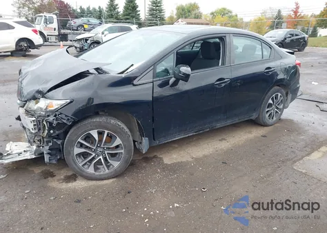 2014 Honda Civic Ex from USA, damaged, VIN 19XFB2F8XEE057768